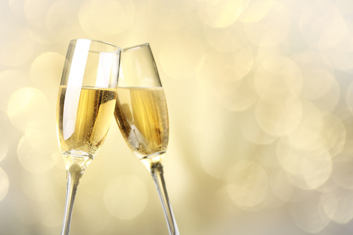 Champagne et Michael Fridjhon